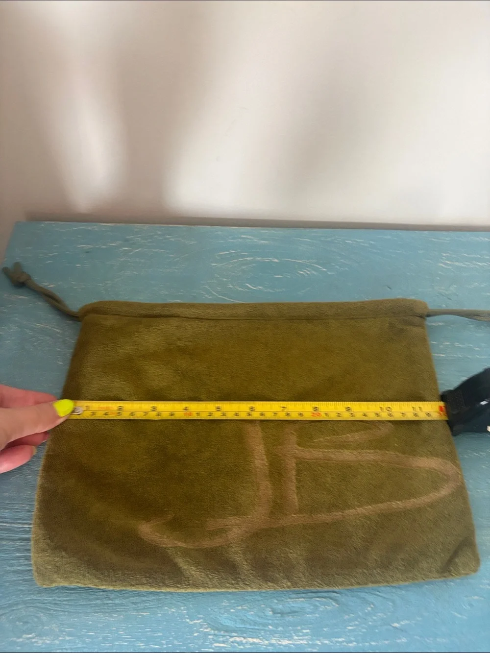 Brand new JENNY BIRD Limited edition moss the drawstring pouch